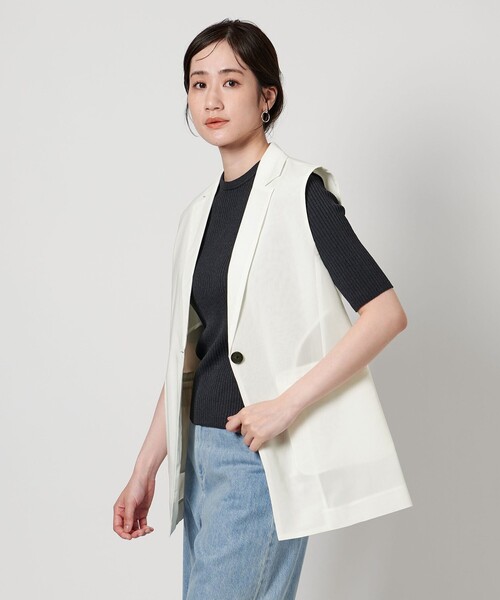 ユナイテッドアローズ　ジレ UNITED ARROWS（ユナイテッドアローズ）の「UBBT P/R ノーカラー