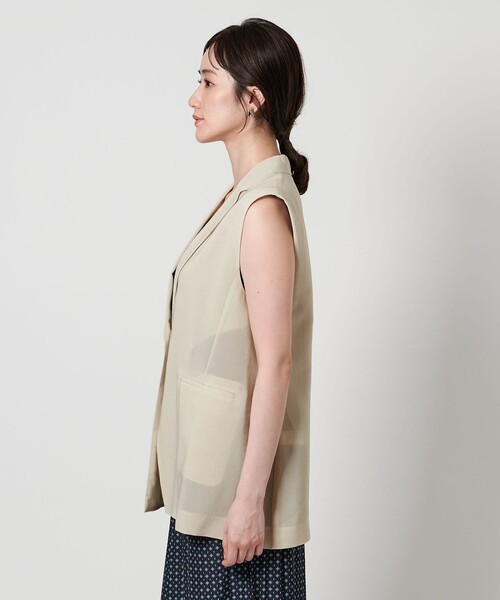 UNITED ARROWS ベスト ジレ シアー ミドル レディース