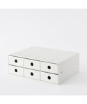 収納 再生ポリプロピレン入り小物収納ボックス6...の詳細画像3