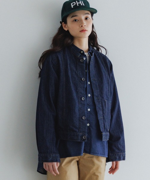Levi's（リーバイス） デニムジャケット gジャン COLLARLESS SHRUNKEN