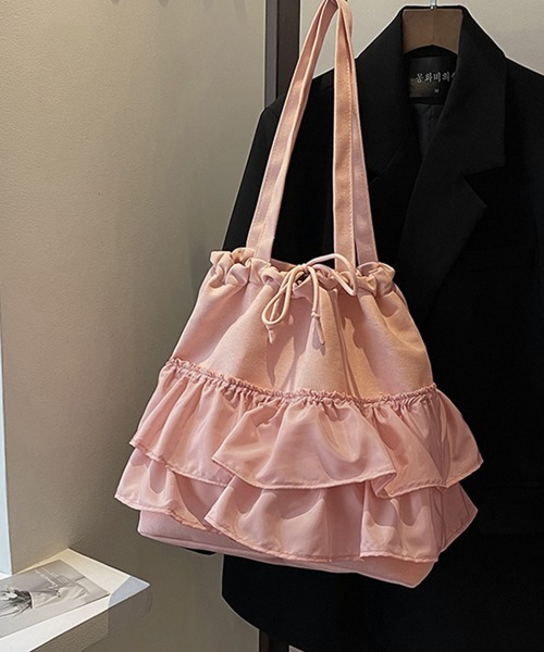 miniministore（ミニミニストア） トートバッグ ティアードフリル