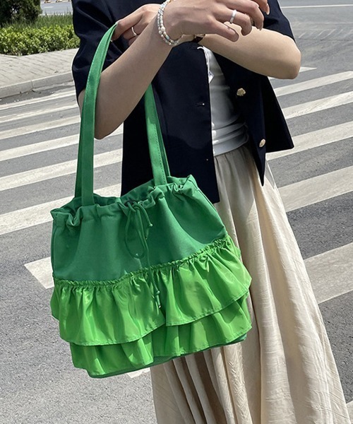 miniministore（ミニミニストア） トートバッグ ティアードフリル