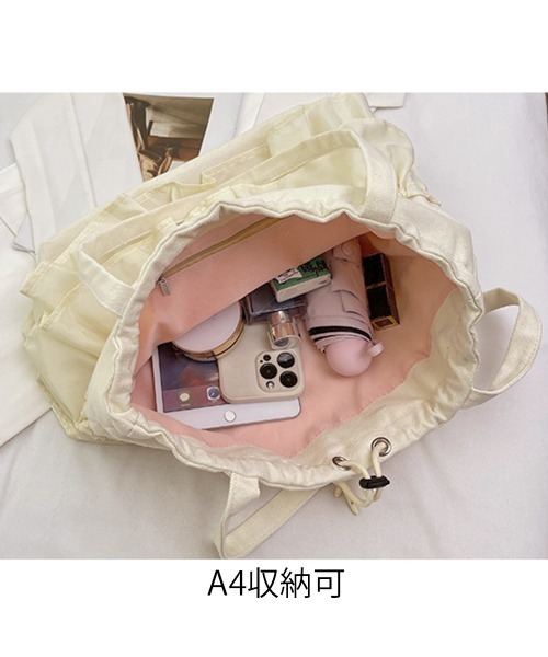 miniministore（ミニミニストア） トートバッグ ティアードフリル