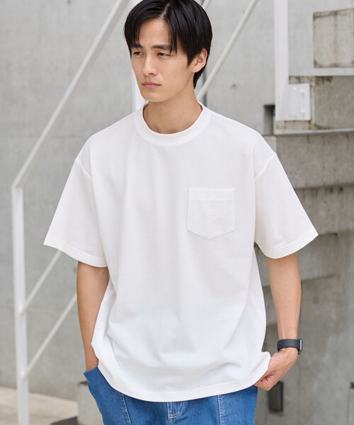 coen（コーエン） tシャツ 「CEC」刺繍カノコTシャツ メンズ