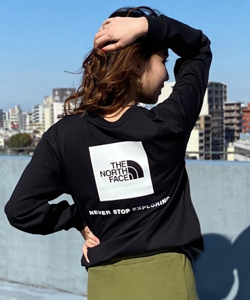 売上実績NO.1 「THE FACE NORTH THE FACE」 ブラック M 長袖カットソー トップス