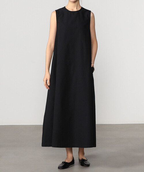 Bshop 「Bshop」 ノースリーブワンピース F ブラック レディース
