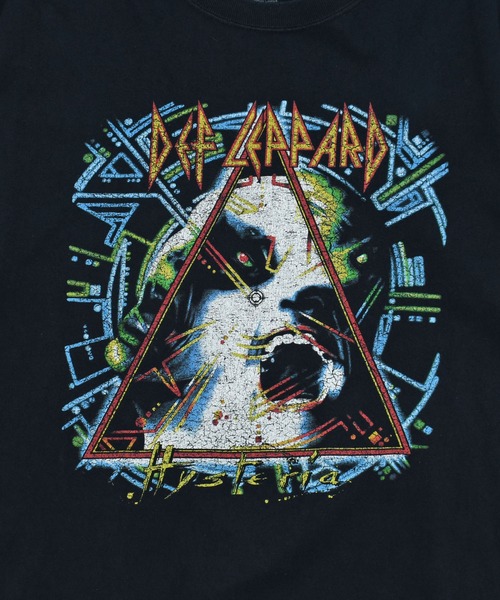 Def Leppard 日本ツアー 2002Tシャツ Mサイズ VINTAGE tシャツ 「USED」Def Leppard “HYSTERIA” バンド Tシャツ