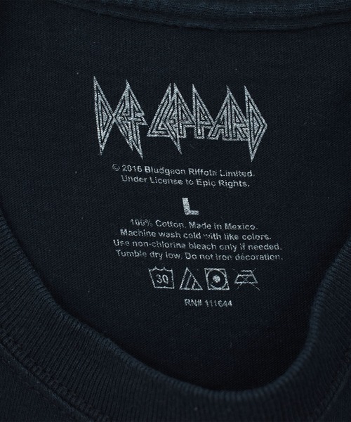 ユーズド古着 デフレパード ヒステリア &バンド T シャツ Def Leppard】ロックTシャツ メンズ バンドTシャツ メンズ Def Leppard
