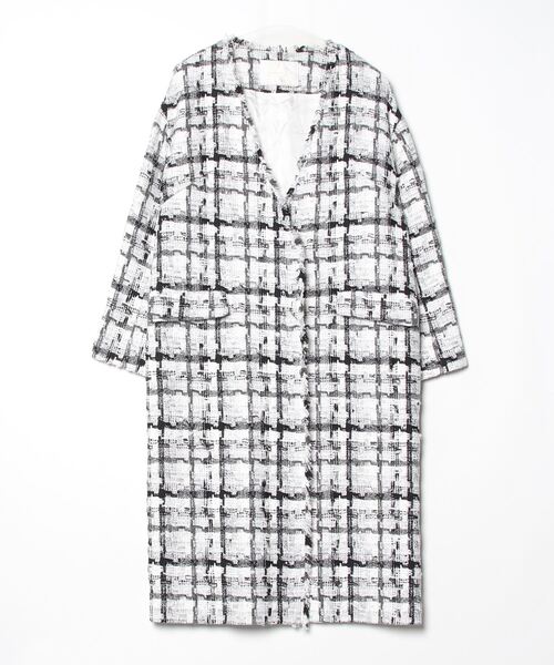 GRACE CONTINENTAL（グレースコンチネンタル） ノーカラーコート 38