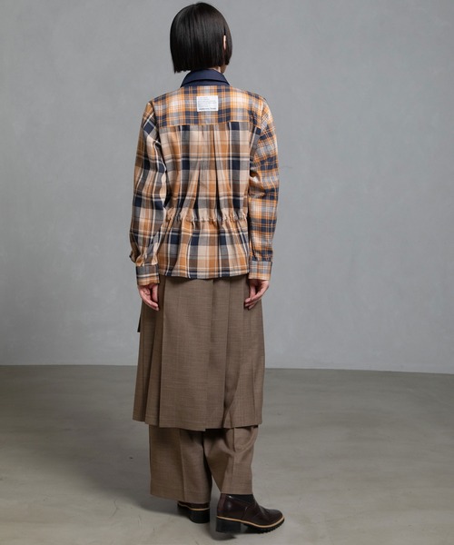 MARECHAL TERRE ブラウス シャツ プリーツシャツ レディース
