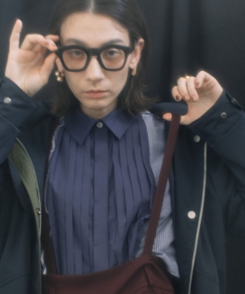 MARECHAL TERRE ブラウス シャツ プリーツシャツ レディース