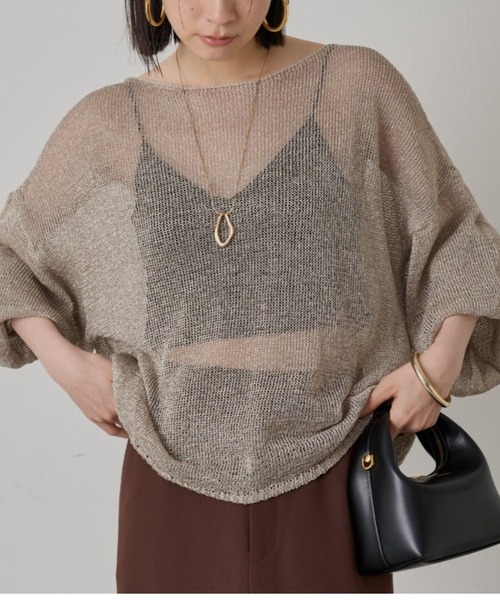新品・29,☆JUDY /ラメニットプルオーバー ◎手洗い可