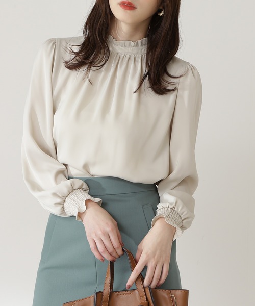 「N.（N. Natural Beauty Basic）」 長袖ブラウス MEDIUM ホワイト レディース