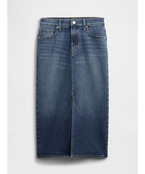 新品未使用　GAPレディースデニムスカート GAP デニムスカート デニム ミディ ペンシルスカート : ZOZOTOWN