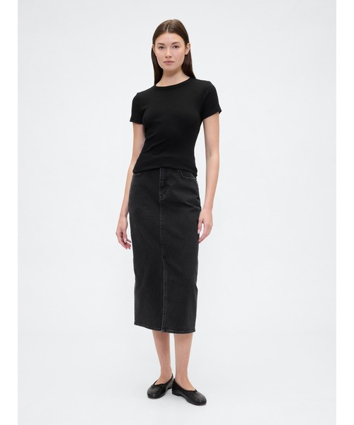 新品未使用　GAPレディースデニムスカート GAP デニムスカート デニム ミディ ペンシルスカート : ZOZOTOWN
