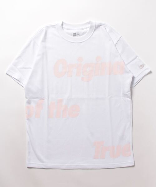 「NEW ERA」 半袖Tシャツ M ブラック×ホワイト メンズ