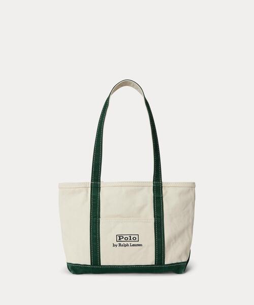 （US発）Polo Ralph Lauren キャンパストートバッグ ポロ キャンバス トートバッグ ネイビー｜ポロ ラルフ ローレン