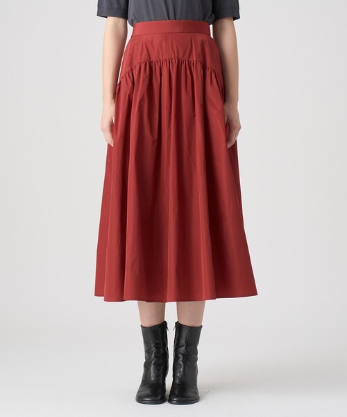 ANAYI（アナイ） スカート タフタヨークギャザー スカート : ZOZOTOWN