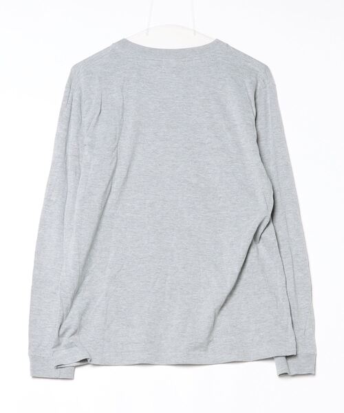 「BEAMS T」 長袖Tシャツ「The Wonderful! design worksコラボ」 M グレー メンズ