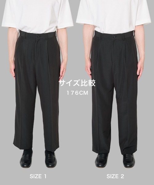 【ややさん専用】STUDIOUS MENS【soe】別注スラックス STUDIOUS（ステュディオス） スラックス 「soe/ソーイ」別注 Wide