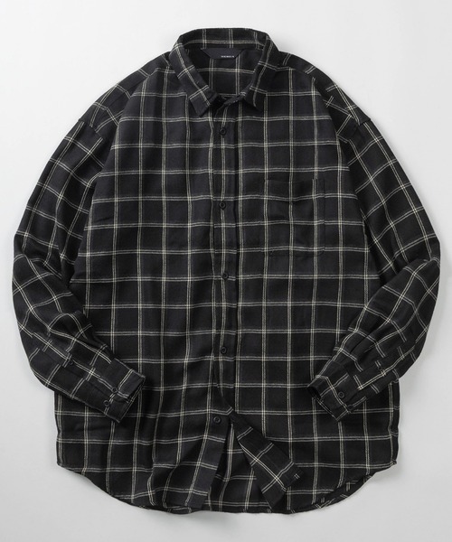 supreme オンブレチェックジップシャツ ネルシャツ ブラック シャツ 「70」オンブレチェックシャツ/ネルシャツ/アメカジ/26秋新色