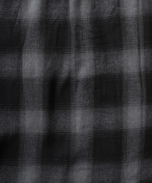 シャツ 「70」オンブレチェックシャツ／ネルシャツ／アメカジ メンズ