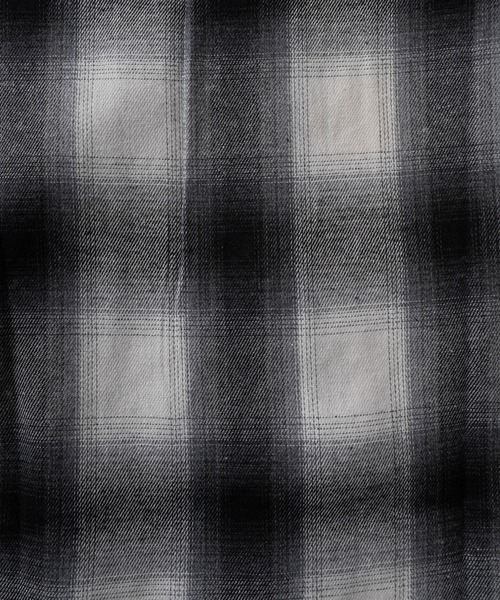 シャツ 「70」オンブレチェックシャツ／ネルシャツ／アメカジ メンズ