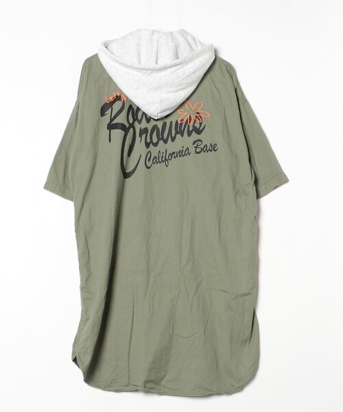 「Rodeo Crowns」 ワンポイント半袖シャツ FREE グレー メンズ_画像2