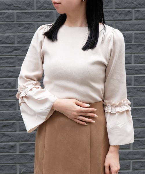 ストロベリーフィールズ　長袖ニット STRAWBERRY-FIELDS（ストロベリーフィールズ） 長袖ニット 2 レモン