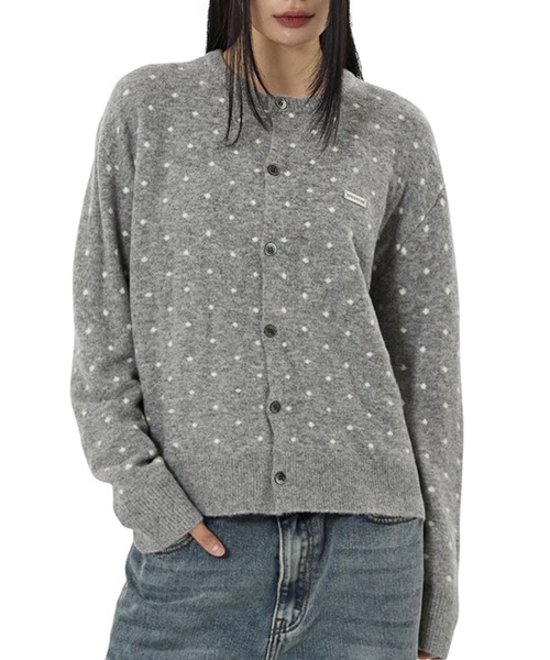 OY（オーワイ） カーディガン 「OY/オーワイ」TINY DOT KNIT CARDIGAN