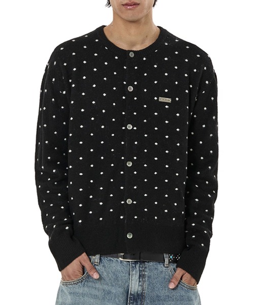 oy カーディガン OY（オーワイ） カーディガン 「OY/オーワイ」TINY DOT KNIT CARDIGAN