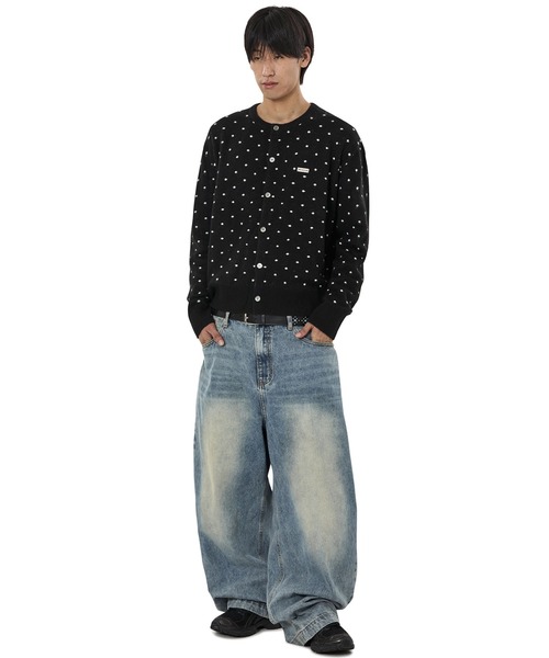 OY（オーワイ） カーディガン 「OY/オーワイ」TINY DOT KNIT CARDIGAN