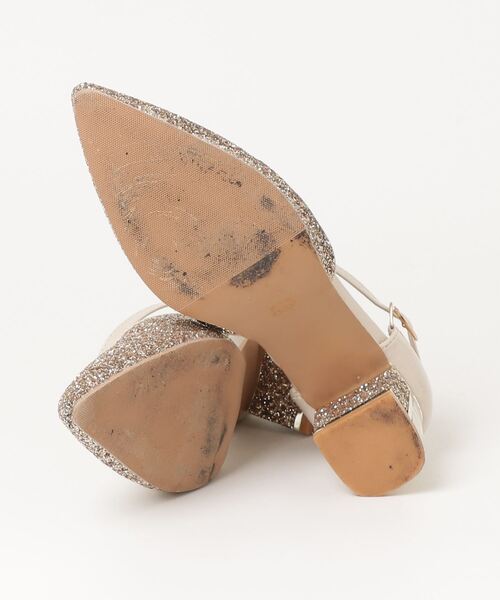 「haremode」 ヒールサンダル 24cm ベージュ レディース_画像3