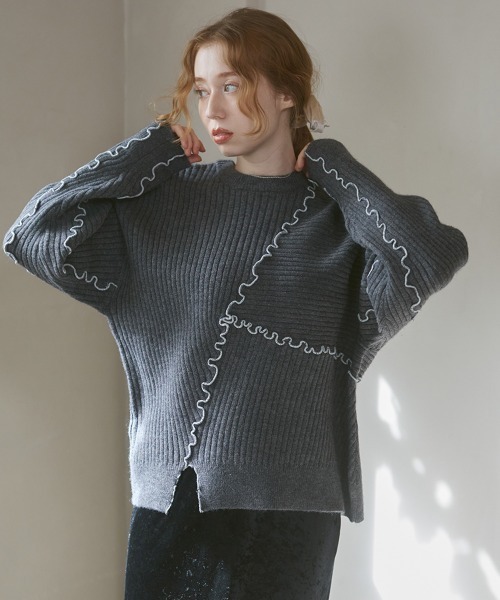 BAB（バブ） ニット セーター 「セットアップ対応」ランダムメロウ