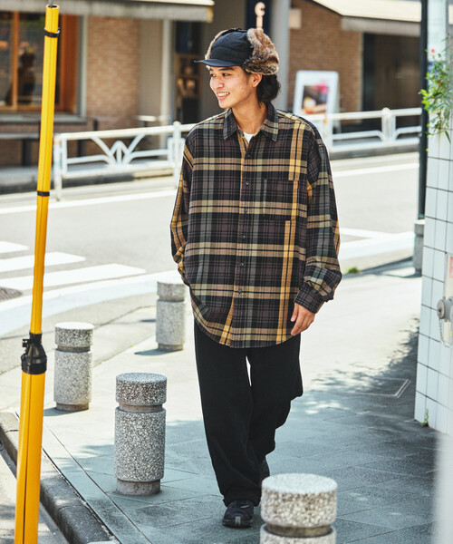 NAUTICA（ノーティカ） シャツ ウォッシュド ビックチェック ヘビー