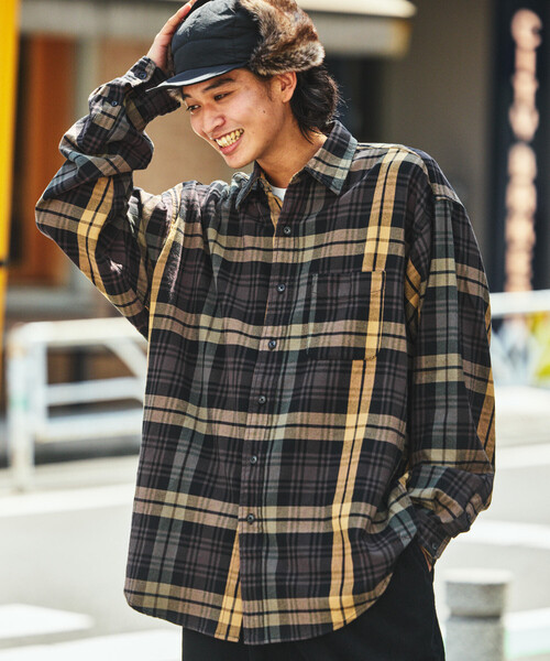 NAUTICA “TOO HEAVY”フランネル チェックシャツ　M NAUTICA “TOO HEAVY”フランネル チェックシャツ M NAUTICA（ノーティカ