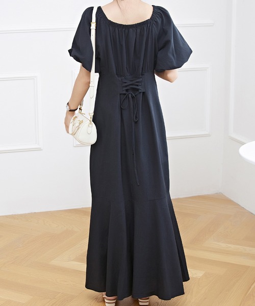 「Lace Ladies」 半袖ワンピース FREE ミント レディース_画像6