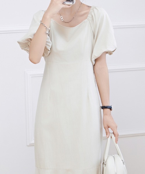 「Lace Ladies」 半袖ワンピース FREE ミント レディース_画像7