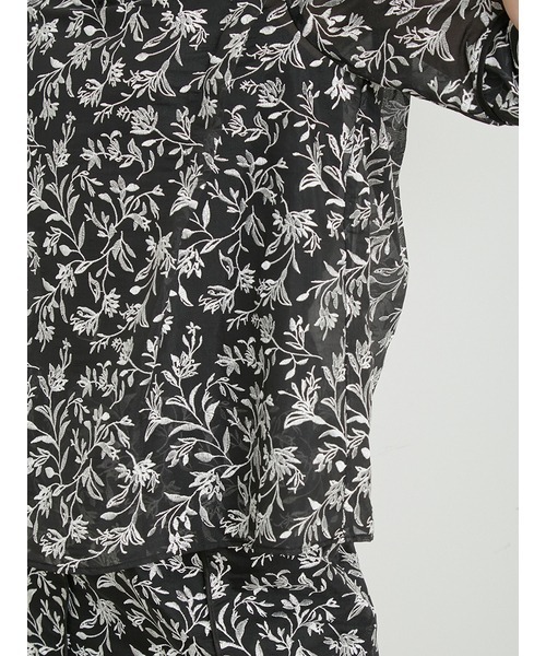 「LILY BROWN」 半袖ブラウス FREE ブラック レディース_画像6