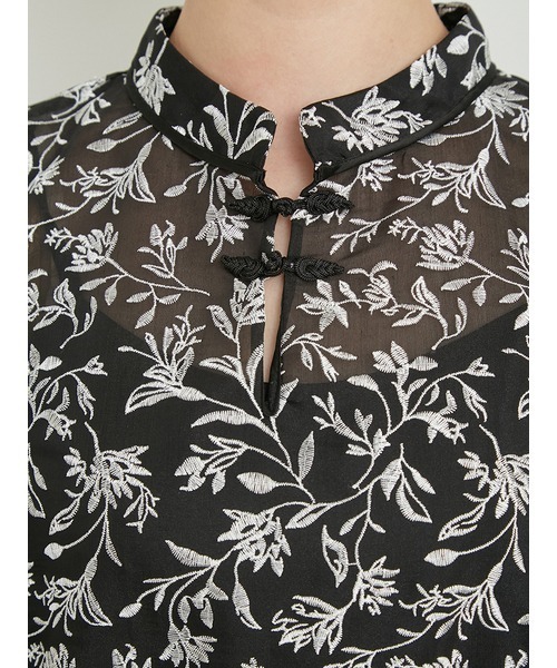 「LILY BROWN」 半袖ブラウス FREE ブラック レディース_画像7