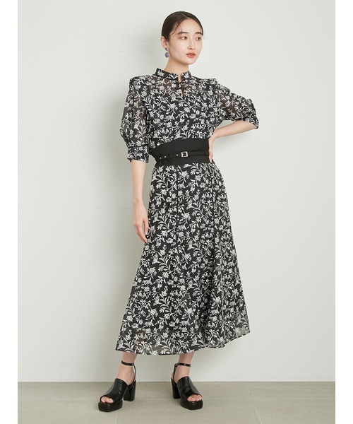 「LILY BROWN」 半袖ブラウス FREE ブラック レディース_画像8