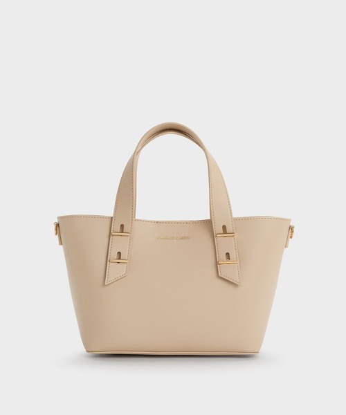 トートバッグ Shania ミニシャナイア ダブルハンドルトートバッグ レディースの画像