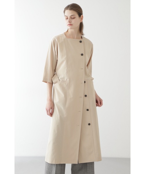 「BOSCH」 半袖ワンピース 38 ベージュ レディース_画像3