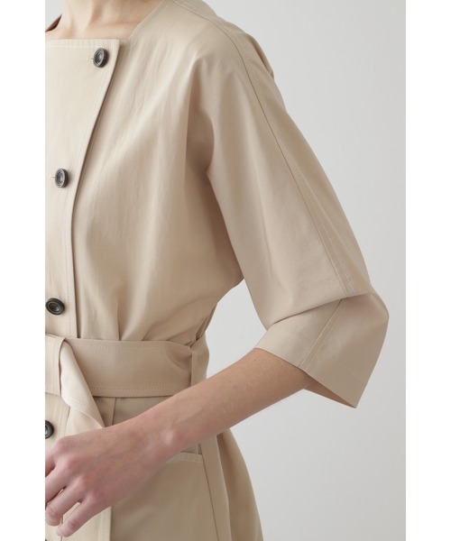 「BOSCH」 半袖ワンピース 38 ベージュ レディース_画像7