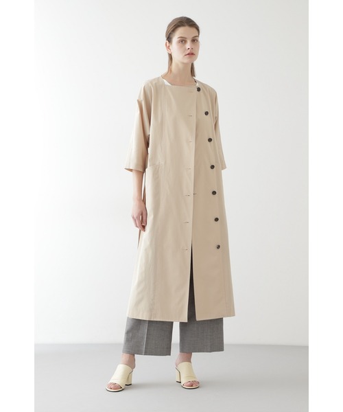 「BOSCH」 半袖ワンピース 38 ベージュ レディース_画像9