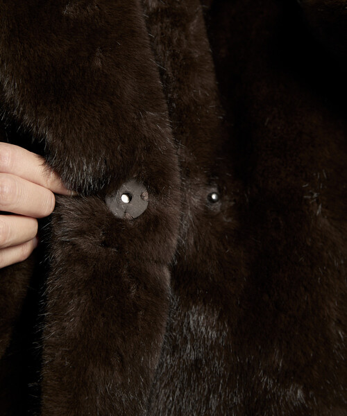 PUBLUX（パブリュクス） コート アウター フェイクファーコート 限定