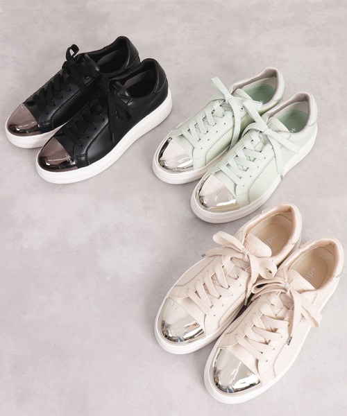 「+diana」 ローカットスニーカー 22.0cm ブラック レディース_画像5