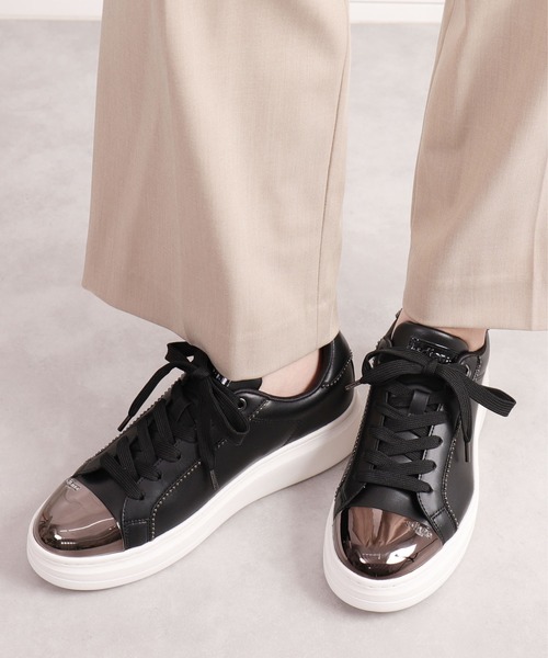 「+diana」 ローカットスニーカー 22.0cm ブラック レディース_画像8