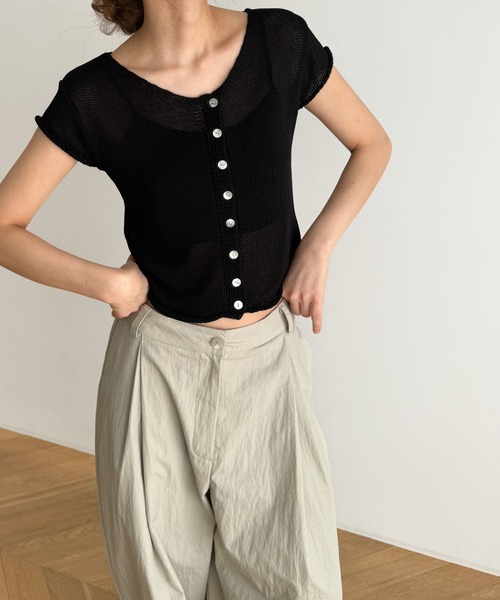 CANAL JEAN（キャナルジーン） ニットカーディガン ONE SIZE ベージュ