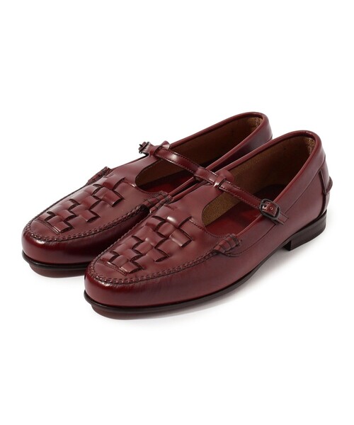HEREU（ヘリュー） ローファー HEREU MAQUEDA Interwoven T-bar Loafer